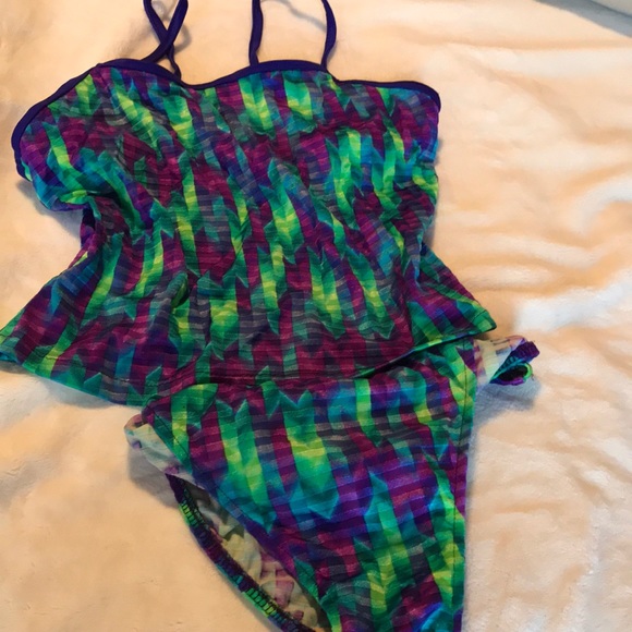 Blue Green Purple Tankini 💥3 for $25 - Picture 2 of 5
